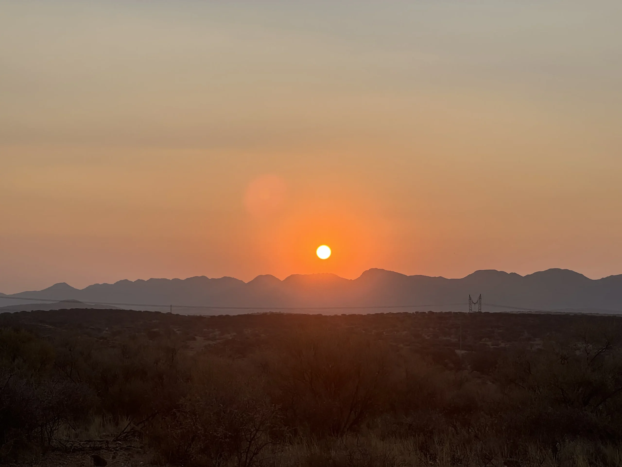 beautiful sunset photograph at Dornbaum